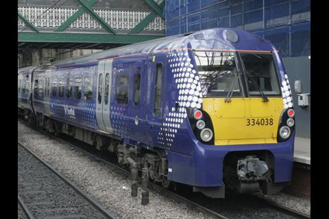Class 334 EMUs operated by ScotRail are being fitted with Perpetuum sensors.